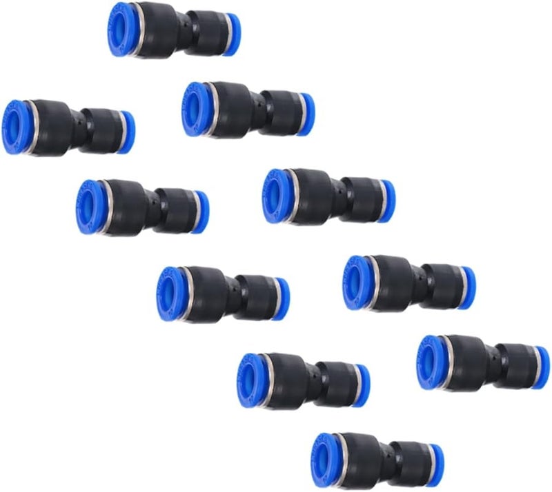 10Pcs Quick Connect Air Hose Fittings Kit Pneumatic Tube Connectors Easy Installation - Image 1