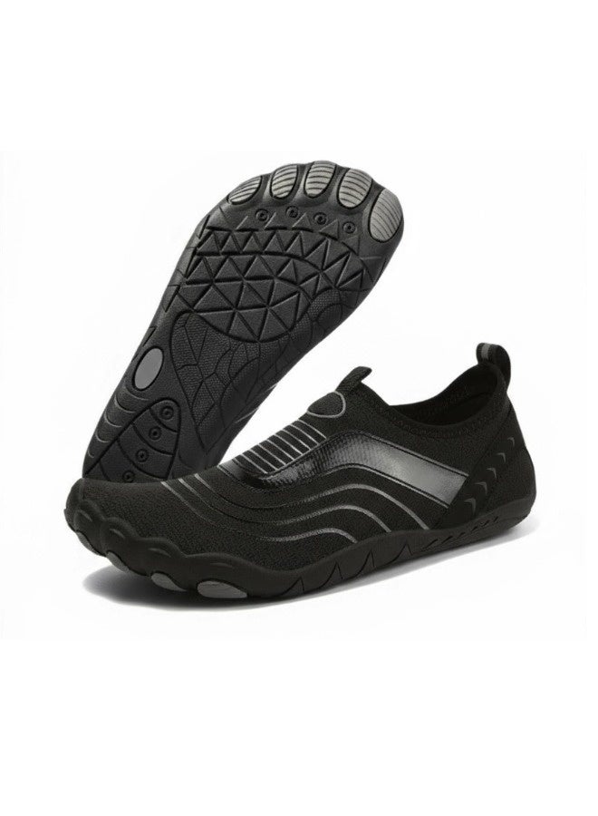 شيبشيب أحذية مائية بصندوق أصابع واسع للنساء والرجال، قابلة للارتداء بسهولة وغير قابلة للانزلاق، تجف بسرعة لأحوال السباحة واليوغا والمشي في الهواء الطلق - Image 1