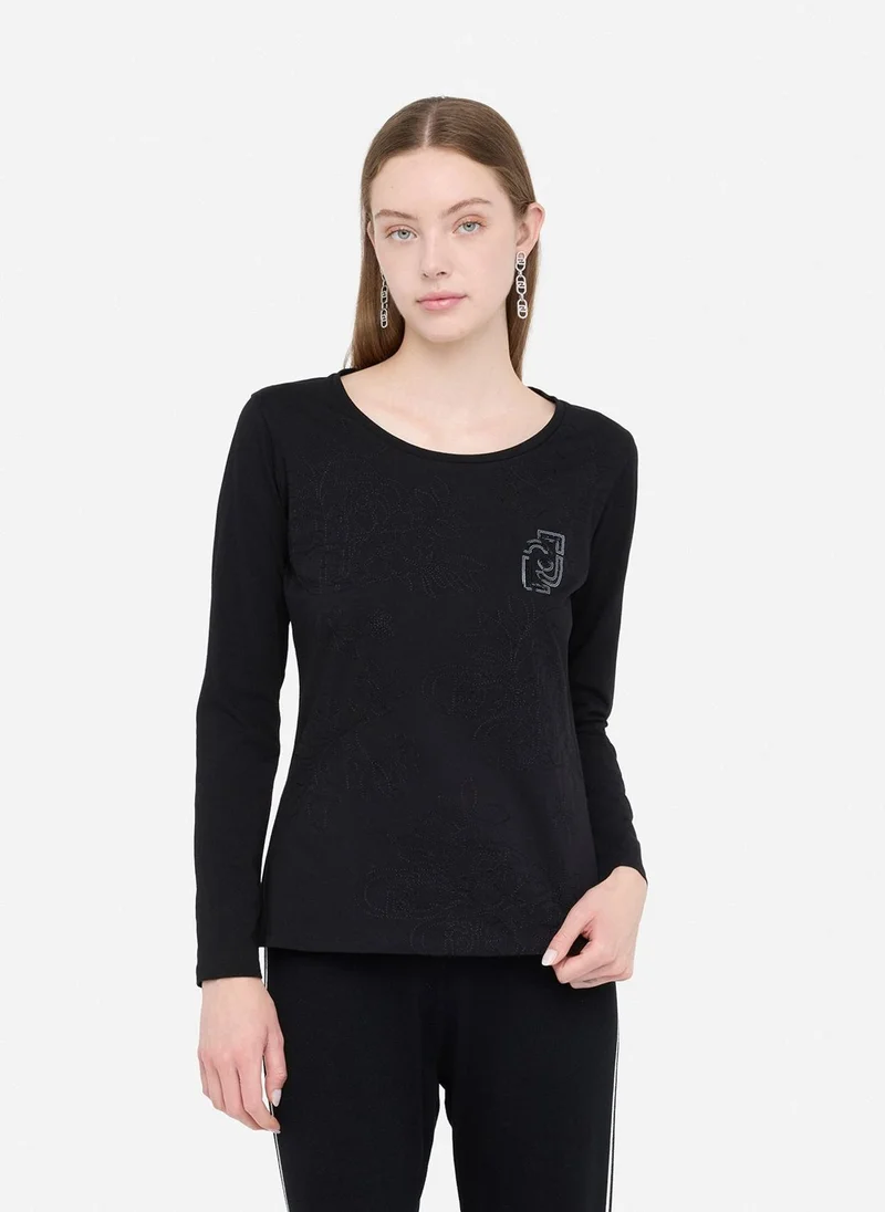 Liu Jo T-shirt with rhinestones