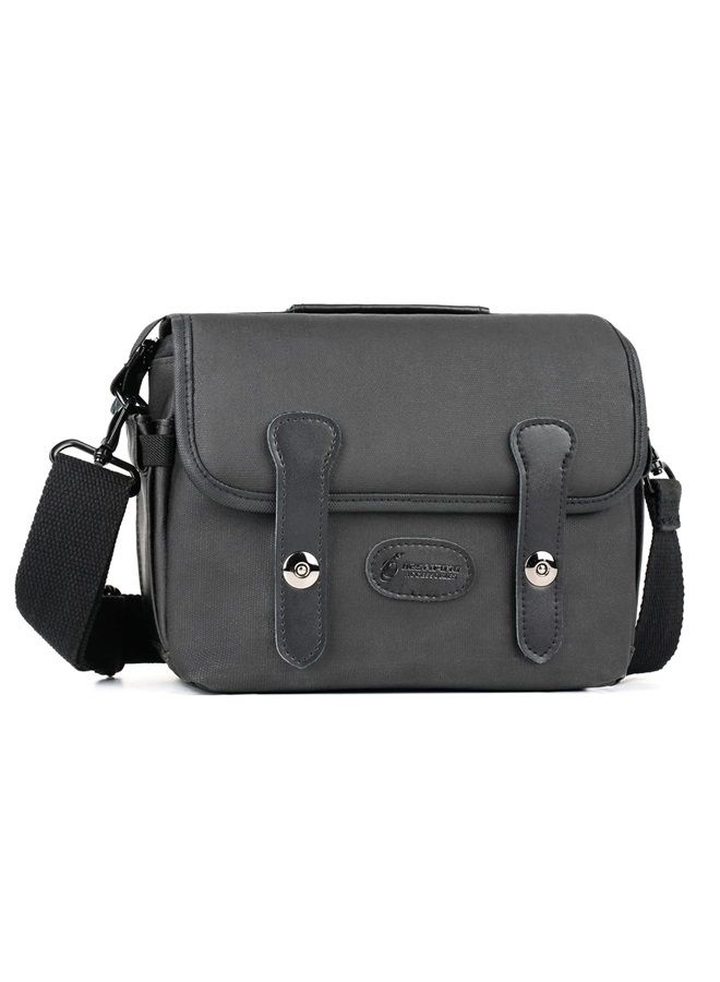 Besnfoto Small Camera Bag for Photographer DSLR Camera Shoulder Bag Purse Waterproof Compact Mirrorless Camera Case with Tripod Holder, Black  - Image 1