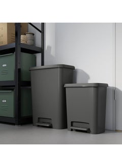 Zaboon Pedal Bin, Dark Grey, 50 L  - Image 3