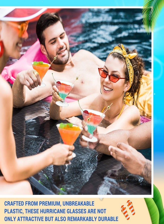 Baderke مجموعة بادركي من 24 كوب مارتيني بلاستيكي مع أعواد كوكتيل ذهبية لؤلؤية، أكواب كوكتيل صغيرة شفافة للاستخدام مرة واحدة، أكواب حلوى لحفلات الزفاف، النبيذ والمقبلات (بدون ساق 5 أونصة، قاعدة شفافة) - Image 4