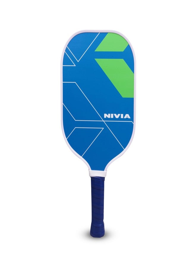 Nivia K-500 Pickleball Paddle, Fibreglass Surface, 16 mm Thickness, Paddle Cover Bag, Cushion Comfort Handle Grip, Durable Pickleball Paddle, Outdoor Game Kit for Kids & Adults (Blue) - Image 5