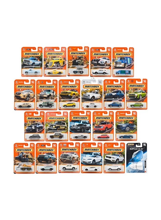 MATCHBOX مجموعة سيارات مب الأساسية المتنوعة - Image 1