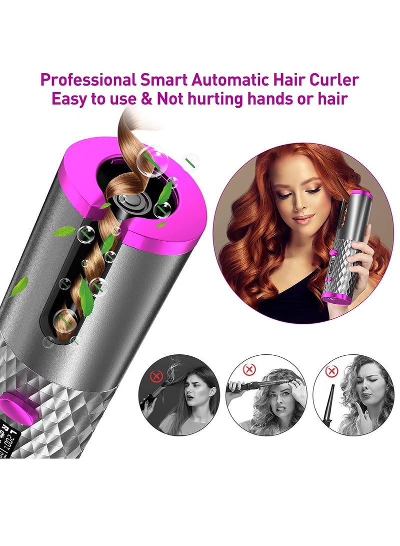 DubaiGallery New Wireless hair curler automatic curly hair machine professional cordless portable USB auto curling iron - Image 5