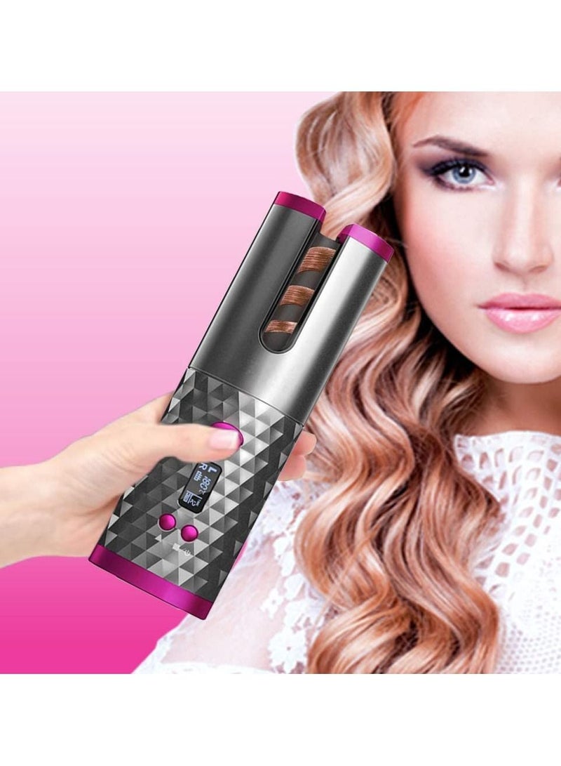 DubaiGallery New Wireless hair curler automatic curly hair machine professional cordless portable USB auto curling iron - Image 2