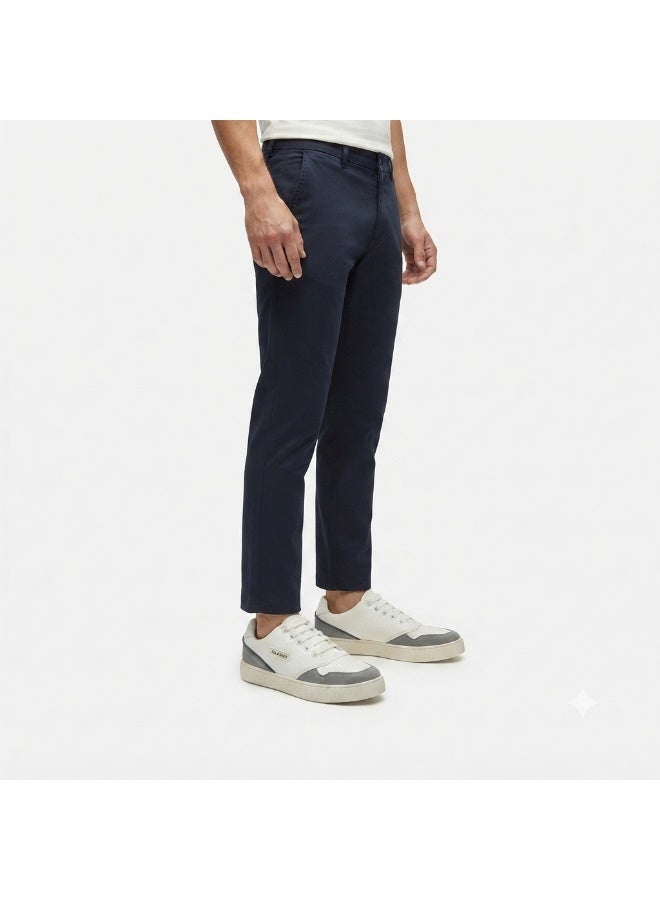 Men’S Casual Lace-Up Low-Top Sneakers With Mixed-Texture Details And Thick Sole – Comfortable Everyday Shoes For Work And Outings - Image 1