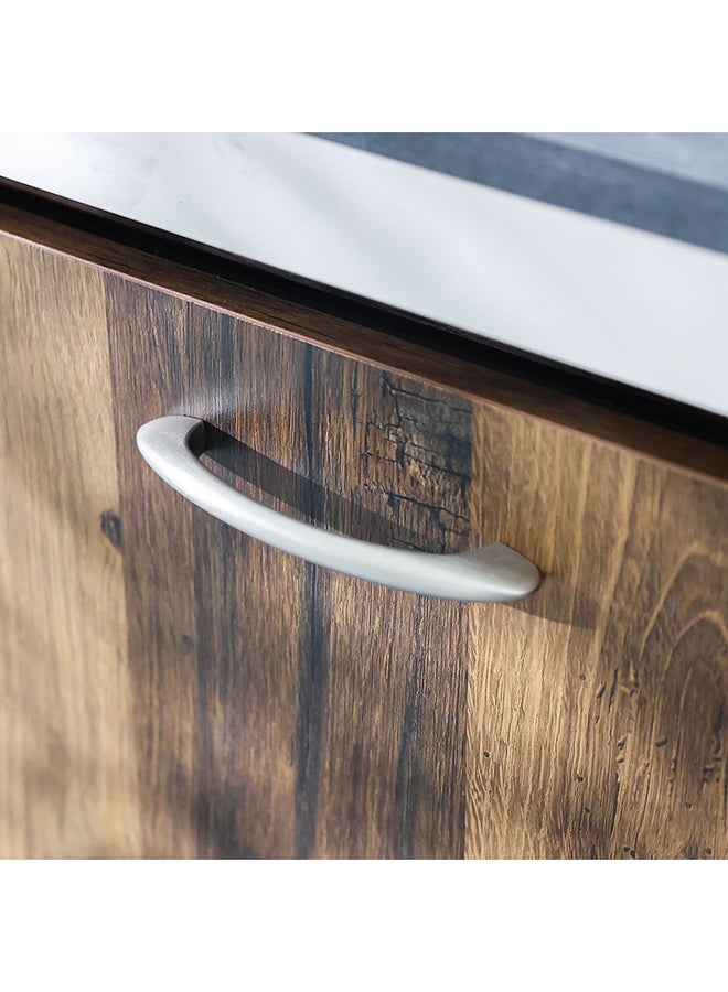 milano Milano Aria Cabinet Handle Zinc Alloy – Premium Pull Handle for Kitchen Cabinets, Drawers, Cupboards, Wardrobes – Sleek Modern Design Furniture Handle Handle Bsn Matte 155X33X13Mm  - Image 3