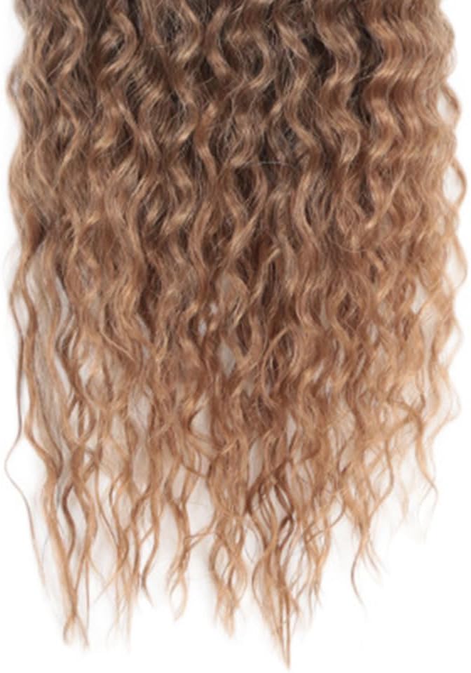 DSOAR 22 Inch 3 Packs Deep Twist Crochet Hair Ocean Wave Curly Bohemian Crochet Braids Deep Wave Hair Bundles Synthetic Hair Extensions for Women Girls - Image 3