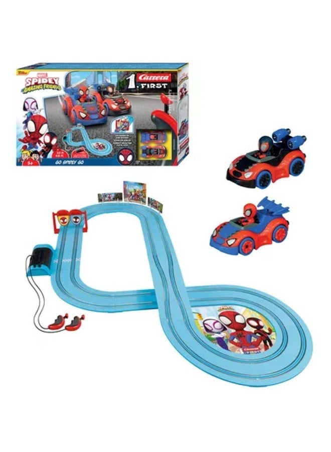 Carrera First Marvel Spidey And His Amazing Friends Go Spidey Go Slot Car Racing Set - Image 2