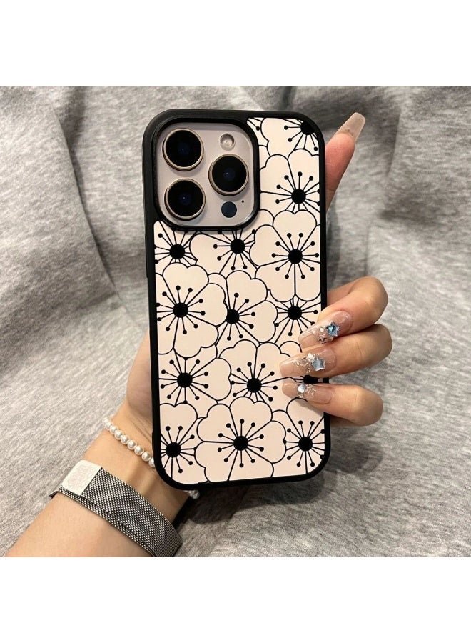 NIBEMINENT Full Screen White Lines Protective TPU Case Cover For iPhone 14 Pro Max - Image 1