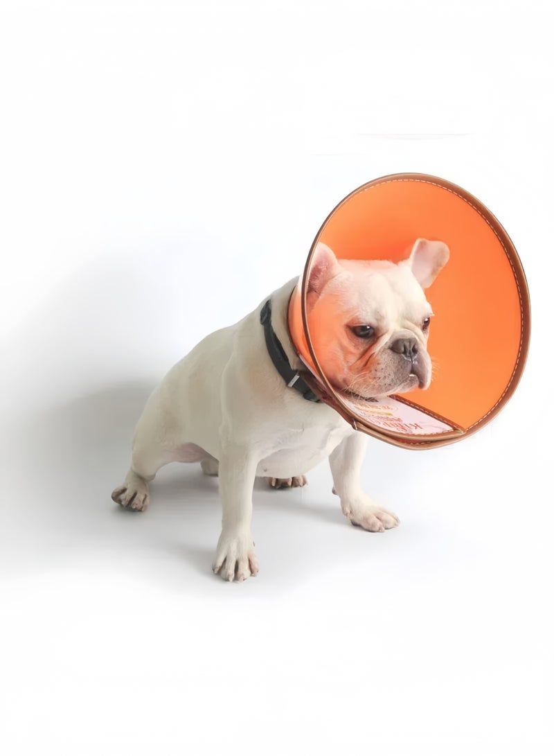 تشو داي طوق ومخاريط تعافي الحيوانات الأليفة للكلاب والقطط بعد الجراحة، طوق مخروطي قابل للتعديل لرقبة الكلب، طوق إليزابيث الإلكتروني الجراحي، يمنع العض ويوقف لعق الجروح - Image 5