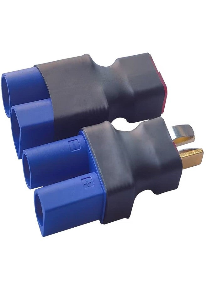 AYECEHI 2Pairs EC5 to T-Plug Deans Style Male Female RC Connector Adapter EC5 Male to T Plug Female, EC5 Female to T-Plug Male Compatible with Arrma E-flite for RC Car Truck Airplane Lipo and More - Image 5