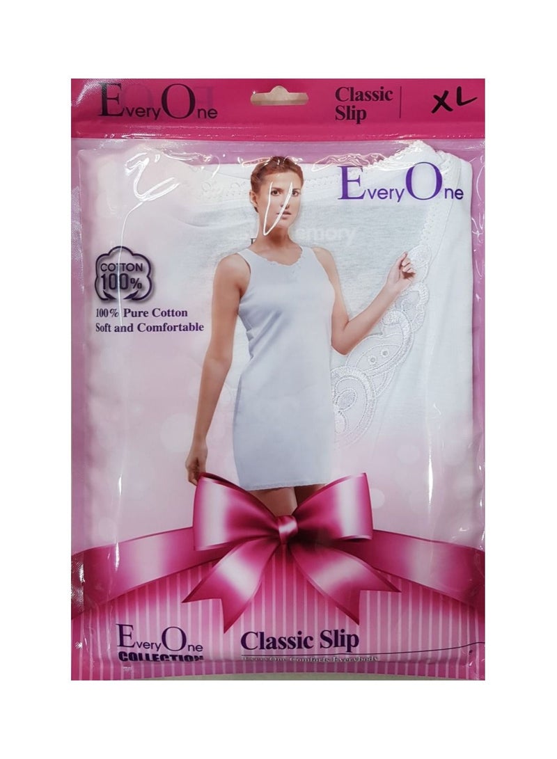 Everyone قميص داخلي متوسط من القطن أبيض للسيدات - Image 2