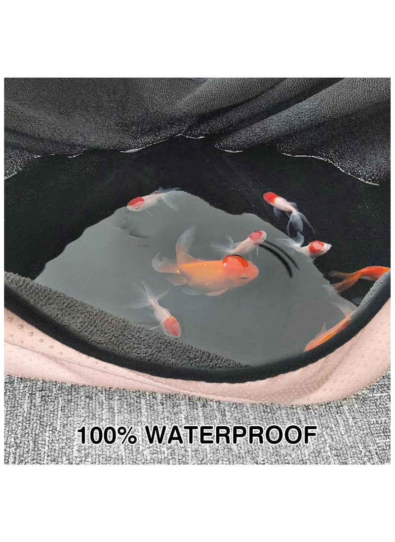 Starwell 2pcs Grey Waterproof Towel Auto Car Seat Cover Protector Machine Washable - Fit Yoga Running Crossfit Athletes Beach Swimming Outdoor Sports  - Image 5