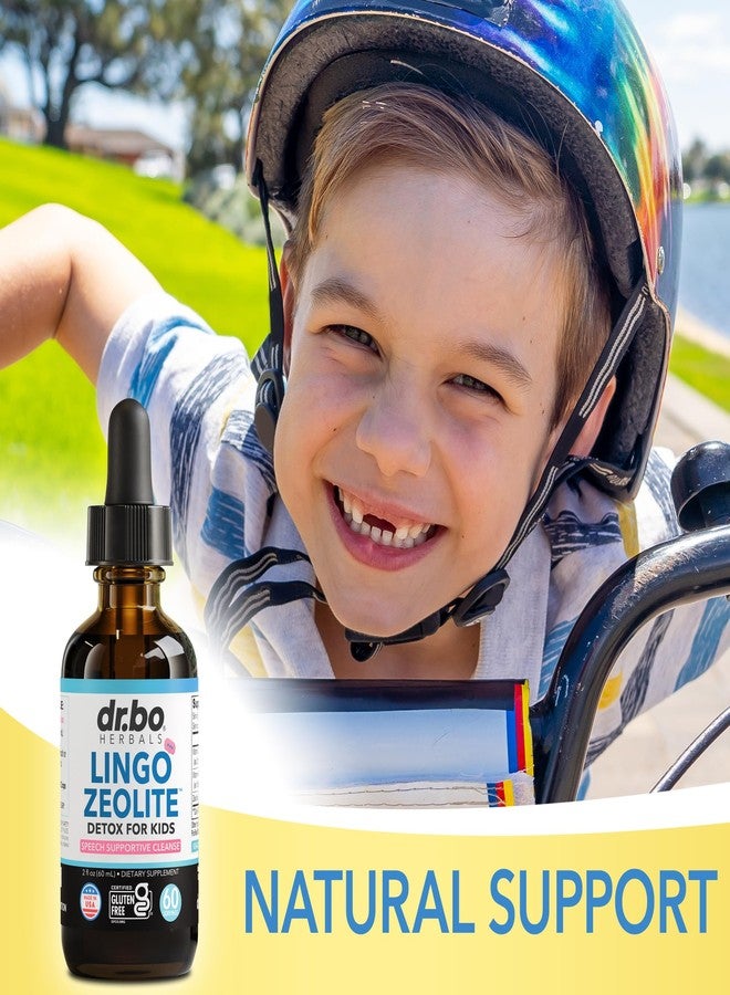 dr.bo Zeolite Detox for Kids Lingo Drops - Natural Lingo Zeolite Drops for Kids Methylated B12 & D3 Advanced Clinoptilolite - Pure Extra Clinoptilolite Leap Liquid Detox Body Cleanse Supplement Ages 3+, 2oz - Image 5
