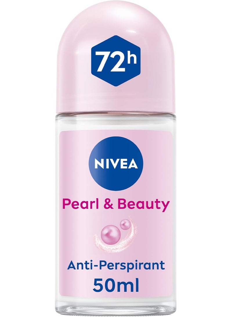 نيفيا بيرل آند بيوتي مضاد للتعرق بخلاصة اللؤلؤ رول أون 50 مل 50ملليلتر - Image 2