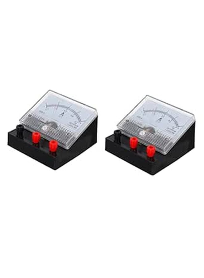 مقياس التيار المستمر ذو المدى المزدوج - قطعتان - معدات تجارب الفيزياء البلاستيكية - أداة مختبر تعليمية - Image 1