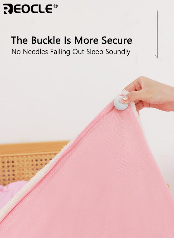 REOCLE 10pcs Quilt Fixers Anti-Run Buckles with Invisible Non-Slip Safety Clips Reusable Detachable Bed Sheet Holders for Mattress Bedding Home Use - Image 4