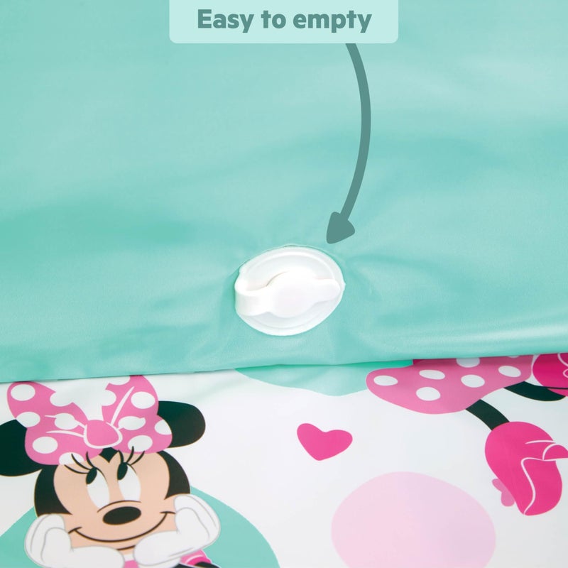 Bright Starts Disney Baby Minnie Mouse Tuckaway Toddler Folding Tub, Converts Shower to Bathtub, Folds to Store, Easy to Clean, Portable Baby Bathtub for Travel, 12M-5Y - Image 5