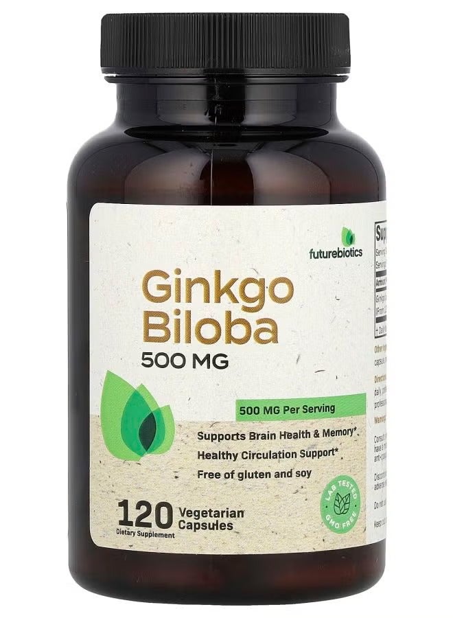 Futurebiotics, Ginkgo Biloba, 120 Vegetarian Capsules (250 mg per Capsule)