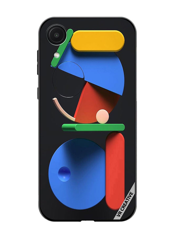 VR CREATIVE Protective Case Cover For Samsung Galaxy A03 Core Art Of Life Abstract Design Multicolour - Image 1