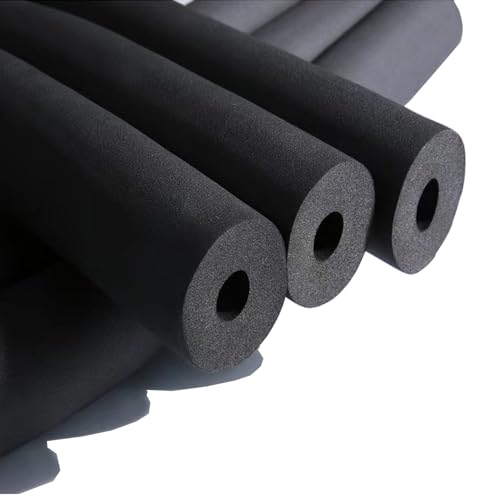 cSeao Pipe Insulation Foam Tube (3/8" x 1" x 6FT), 1" ID Pipe Insulation, AC & Roof Rack Cover - Image 1