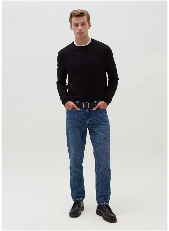 او في اس Round neck pullover