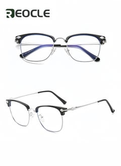 REOCLE Multifocus Reading Glasses Progressive Multifocal Reader Anti Blue Light Computer Frame Eyeglasses Multi Focus Transition Eyeglasses  - Image 3