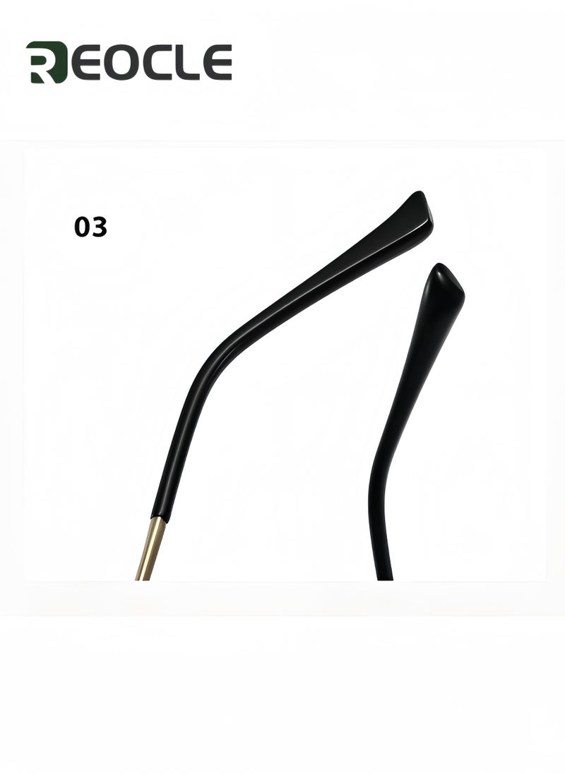 REOCLE - Multifocus Reading Glasses Progressive Multifocal Reader Anti Blue Light Computer Frame Eyeglasses Multi Focus Transition Eyeglasses - Image 1
