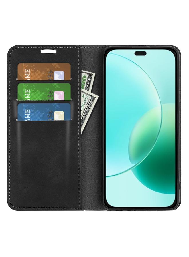 The Bros Phone Case For Honor 400 Lite Retro-skin Magnetic Suction Leather Phone Phone Case - Image 4