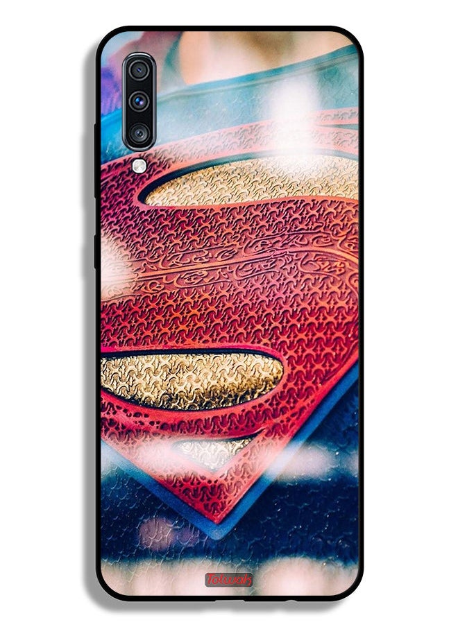 Tolwak - Samsung Galaxy A70 Protective Case Cover Superman Logo - Image 1
