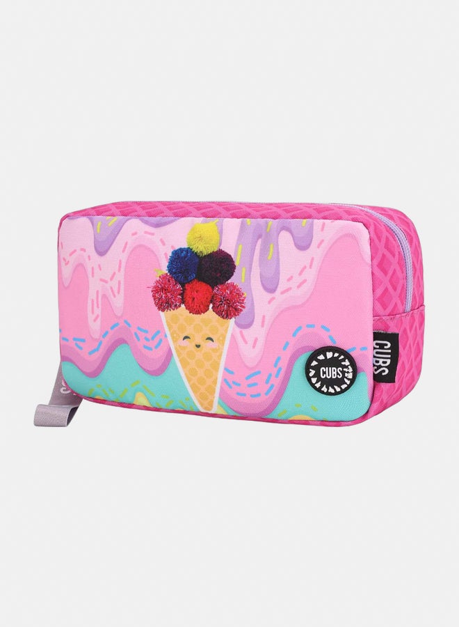 CUBS Pencil Case Pink Ice Cream - Image 2