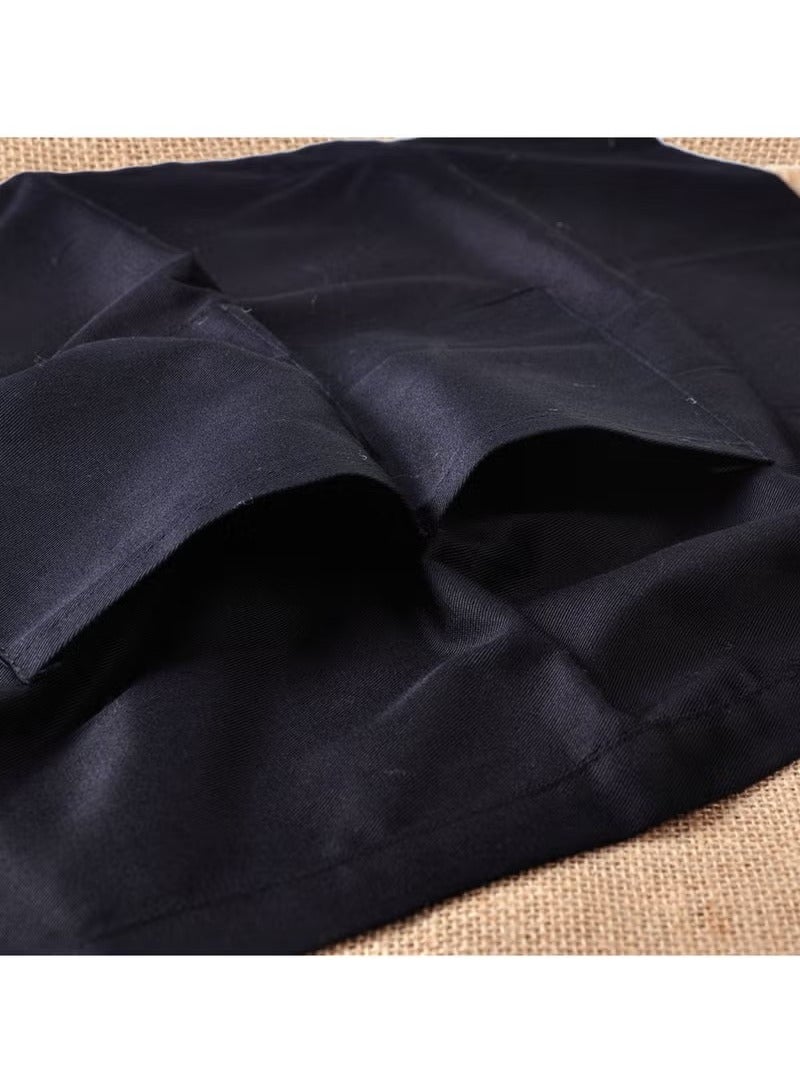 Kitchen Cotton Bow Short Half Waist Apron Bar Pub Cafe Server Waiter Waitress,2PCS  - Image 3