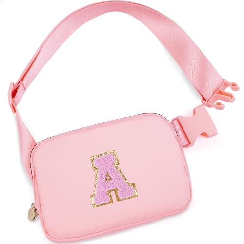 Uygafly Gifts for Girls 3 4 5 6 7 8 9 10 11 12 Year Old Teens Kids Daughter Sister Gifts for Women Her - Fanny Pack Belt Bag Cute Stuff for Girls Women Teen Trendy Crossbody Bags | Peach,A - Image 1