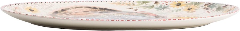 Bico Blessing Season Ceramic 19 inch Oval Platter Microwave Dishwasher Safe - Image 2