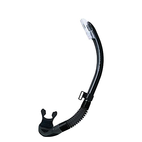 TUSA SP-170 Platina Hyperdry II Scuba Diving Snorkel, Black/Black - Image 1