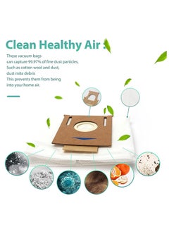 Beauenty 10 Pack Disposable T8 Dust Bag for ECOVACS Deebot T8 AIVI / T8 Max/ N8 Pro Plus / N8 Pro / DX93 / DDX96/N10 Plus Robot Vacuum and Mop Cleaner, Replacement T8 Bags for Ecovacs Deebot, for Yeedi K781+  - Image 3