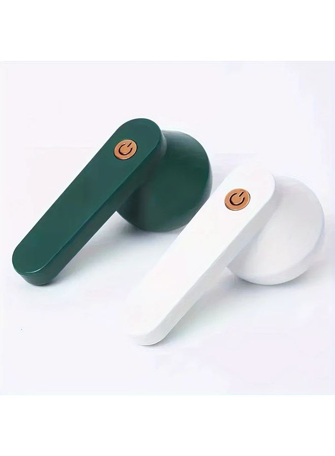 White USB Rechargeable Electric Lint Remover for Clothes Bedding Furniture Carpets - Image 2