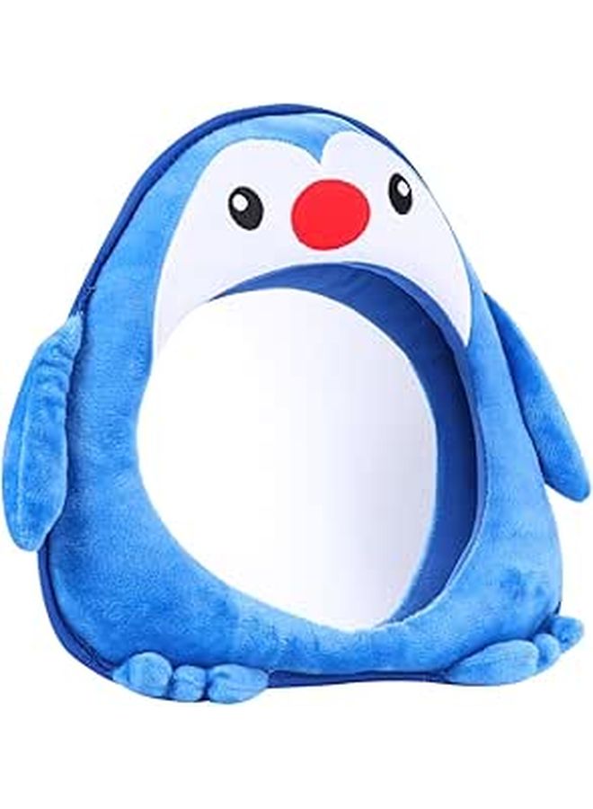 Penguin Shaped Shatterproof Rearview Mirror For Car Backseat Safety - Image 1