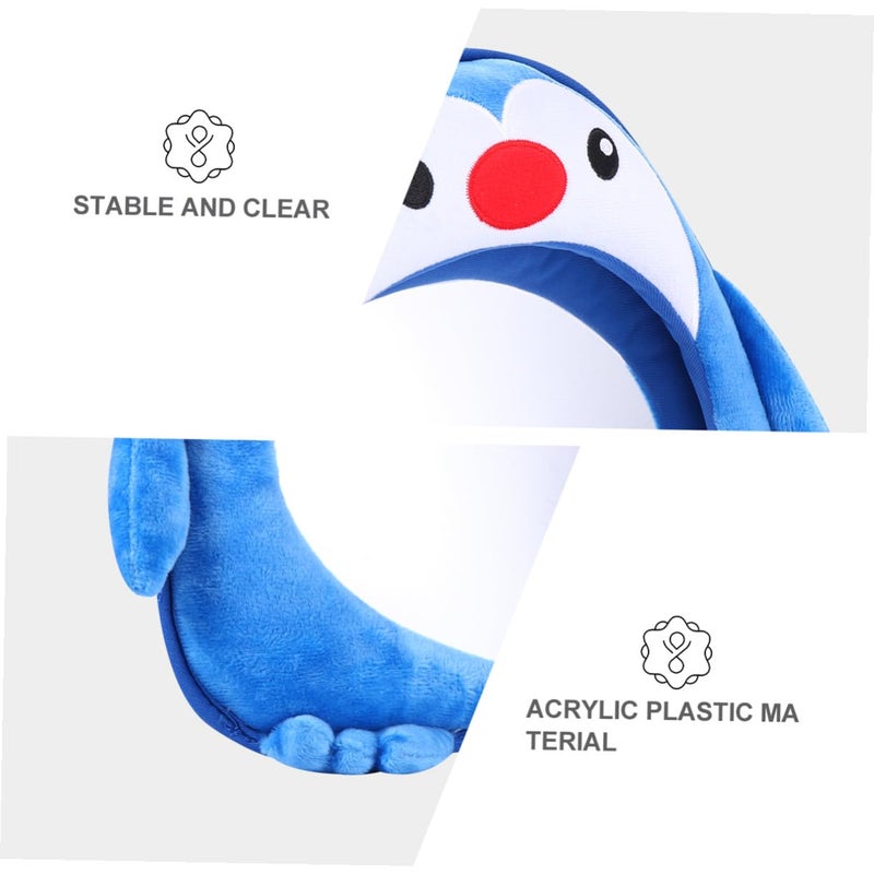 Penguin Shaped Shatterproof Rearview Mirror For Car Backseat Safety - Image 5