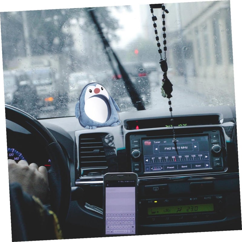 Penguin Shaped Shatterproof Rearview Mirror For Car Backseat Safety - Image 4