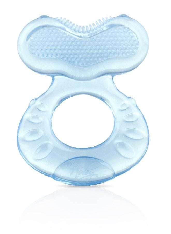 Nuby Nuby Silicone Teethe-EEZ Teether with Bristles, Includes Hygienic Case, Blue  - Image 5