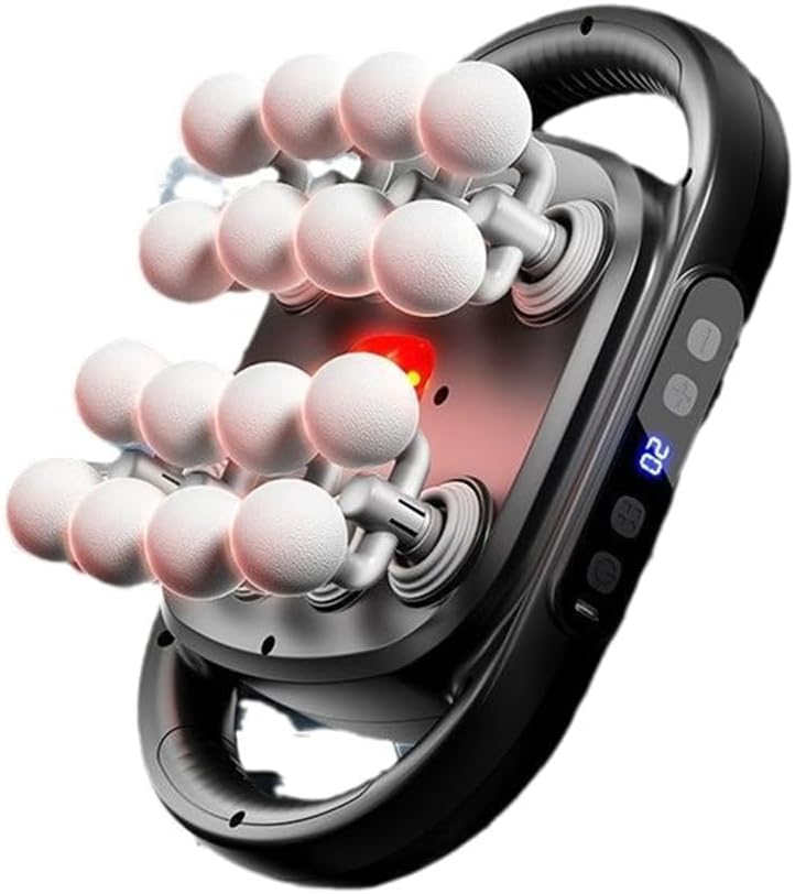 16-Head Fascia Massager for Powerful and Wide-Range Full-Body Massage Noise Reduction Deep Tissue Neck Massage- Set - Image 1