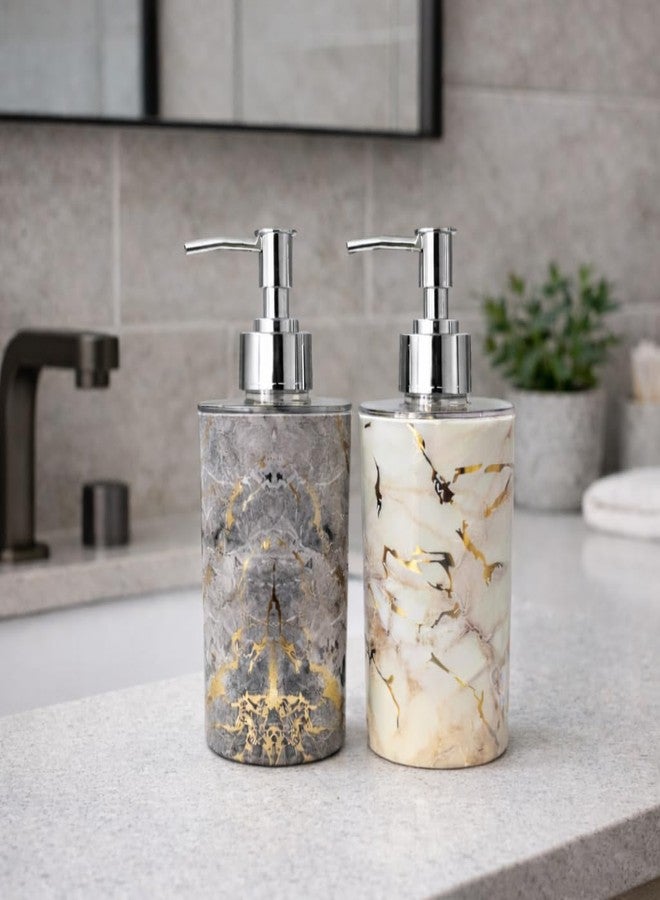 LAGET® Refillable Hand Soap Dispenser 300ml | Unbreakable Liquid Soap/Shampoo/Hand wash/Sanitizer/Lotion Dispenser Bottle for Kitchen, Wash-Basin and Bathroom (Mix) - Image 3