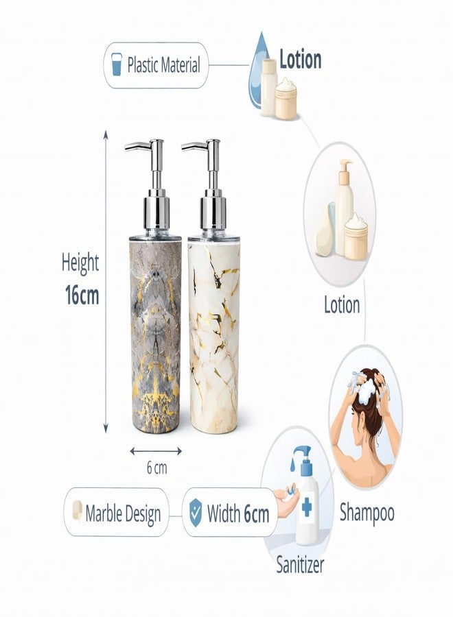LAGET® Refillable Hand Soap Dispenser 300ml | Unbreakable Liquid Soap/Shampoo/Hand wash/Sanitizer/Lotion Dispenser Bottle for Kitchen, Wash-Basin and Bathroom (Mix) - Image 5