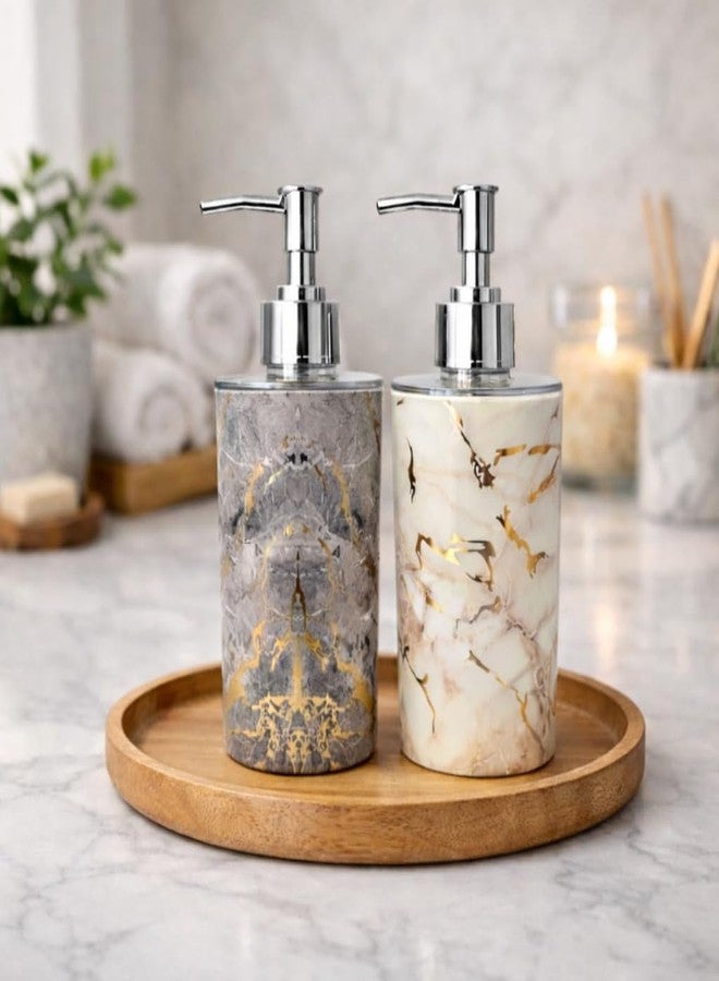 LAGET® Refillable Hand Soap Dispenser 300ml | Unbreakable Liquid Soap/Shampoo/Hand wash/Sanitizer/Lotion Dispenser Bottle for Kitchen, Wash-Basin and Bathroom (Mix) - Image 2