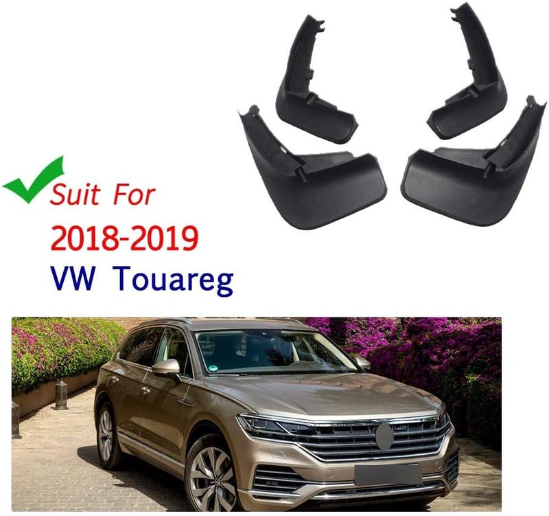 Wivplex Front and Rear Mudguards for VW Touareg 2018-2019 - Image 2