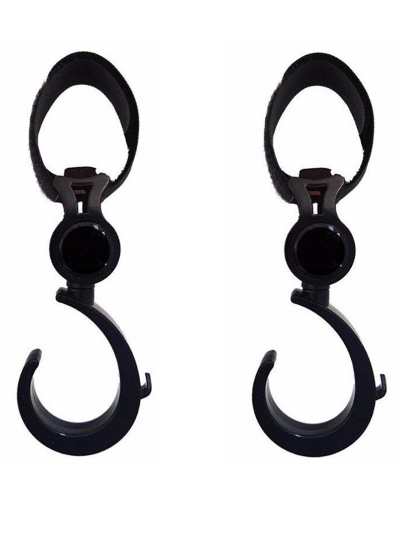 Little Story Rotating Compatible Stroller Hooks - Image 1