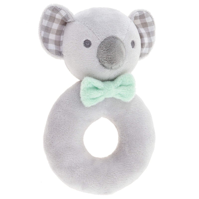 Stephen Joseph Baby Soft Plush Ring Rattle Koala